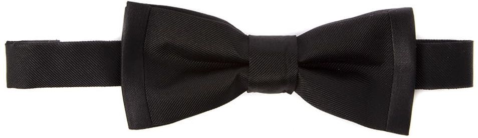 Black Satin Bow Tie