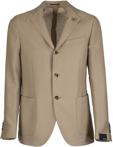 Two-button Wool And Linen Jacket