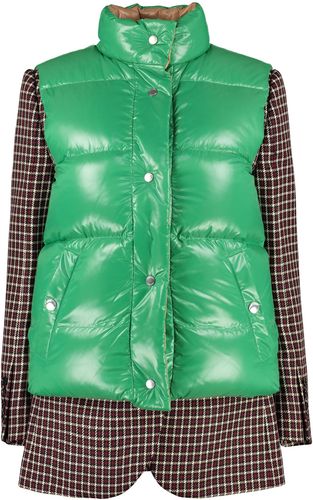 Wool Jacket With Padded Vest