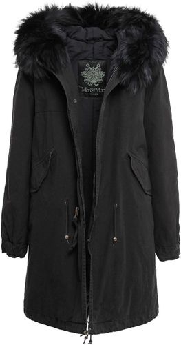 Exclusive Fw20 Icon Parka: Black Jazzy Parka Raccoon Fur