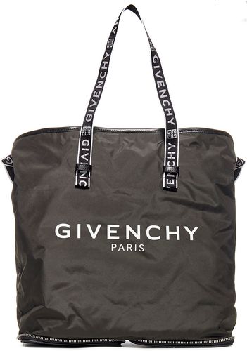 Logo Print Shopper Tote