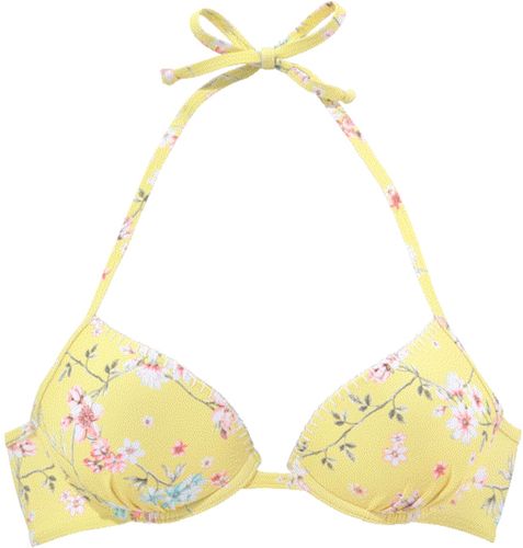 Top per bikini 'Ditsy'  giallo / colori misti