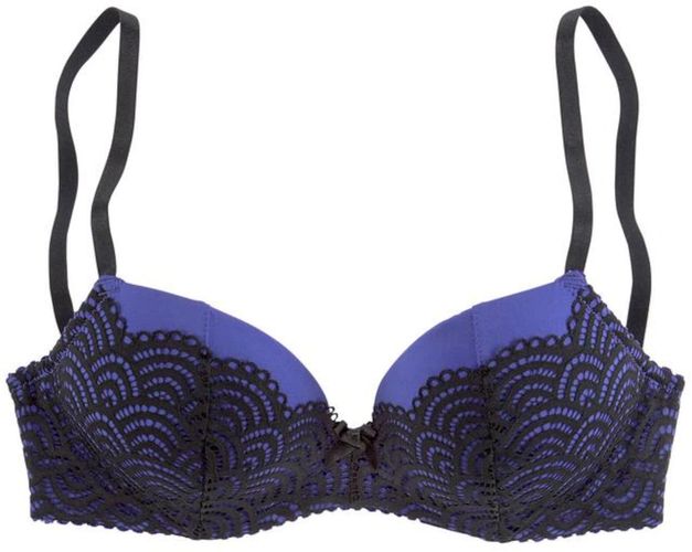 Reggiseno  blu cobalto / nero