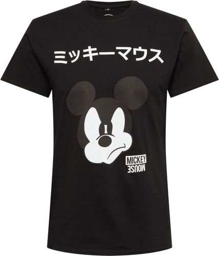 Maglietta 'Mickey Japanese'  grigio basalto / nero / bianco