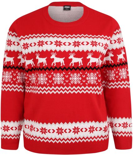 Pullover 'Norwegian Christmas Sweater'  rosso / bianco