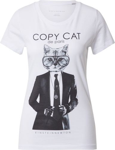 Maglietta 'Copy Cat'  nero / bianco