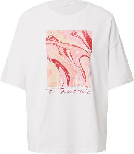 Maglietta 'VELIA'  offwhite / rosso / salmone / rosa chiaro / stucco