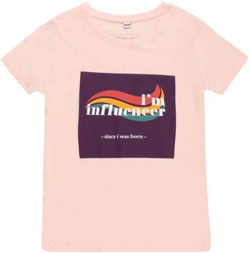 Maglietta 'I´m Influencer'  rosa / blu violetto / bianco / granatina / smeraldo