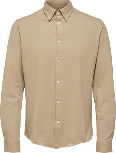 Camicia 'Oliver'  beige