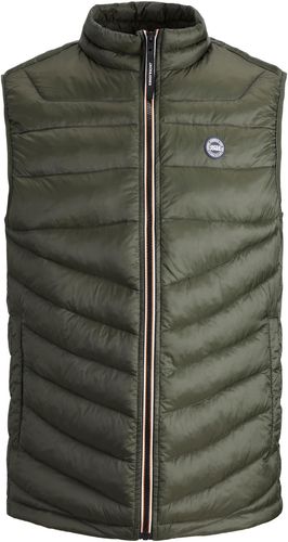 Gilet 'HERO'  blu scuro / marrone chiaro / verde scuro / bianco