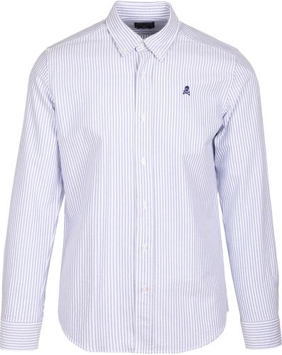 Camicia  blu chiaro / bianco