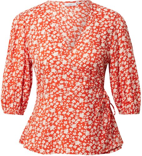 Camicia da donna 'MELANY'  arancione scuro / bianco