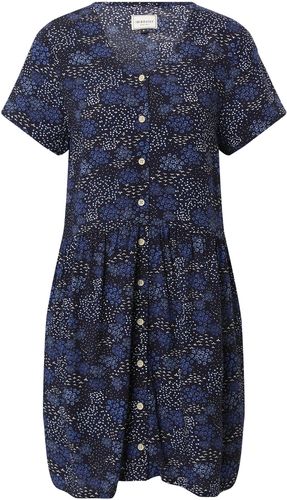 Abito camicia 'Flowerbirds'  navy / bianco / blu reale