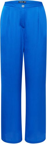 Pantaloni con pieghe  blu reale