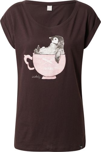 Maglietta 'Pingulax Tee'  grigio / rosa / borgogna / bianco