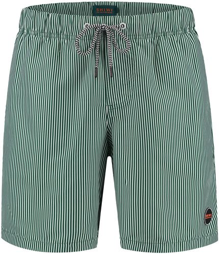 Pantaloncini da bagno  verde / bianco