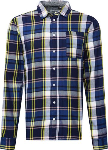 Camicia  navy / giallo / bianco