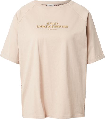 Maglietta 'PARIS'  beige / marrone / oro
