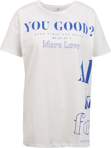 Maglietta 'YOU GOOD JUMBO'  bianco / blu