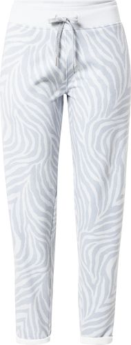 Pantaloni  grigio argento / bianco