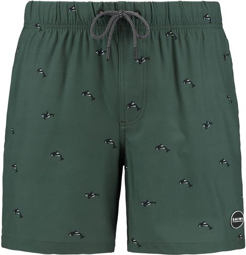 Pantaloncini da bagno  verde / nero / bianco