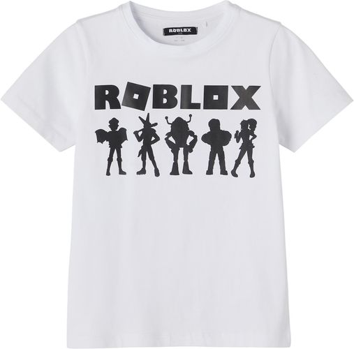 Maglietta 'Roblox'  nero / bianco