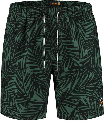 Pantaloncini da bagno 'Mangrove'  verde scuro / nero