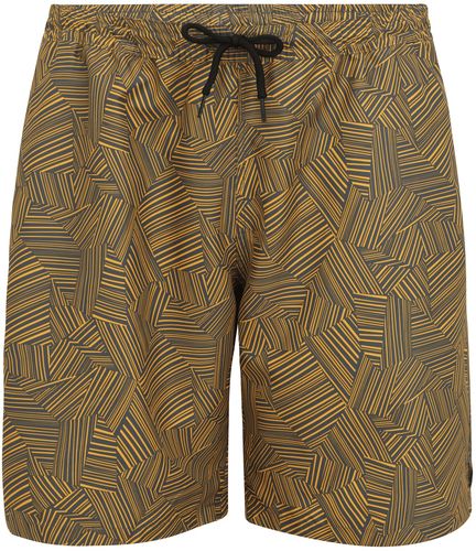 Pantaloncini da bagno  grigio / giallo