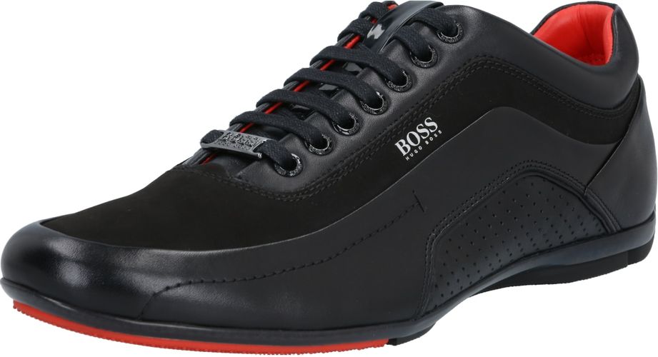 Scarpa stringata  nero / rosso