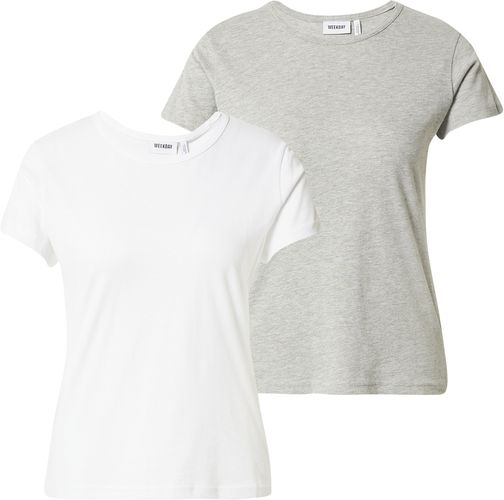 Maglietta  grigio sfumato / bianco