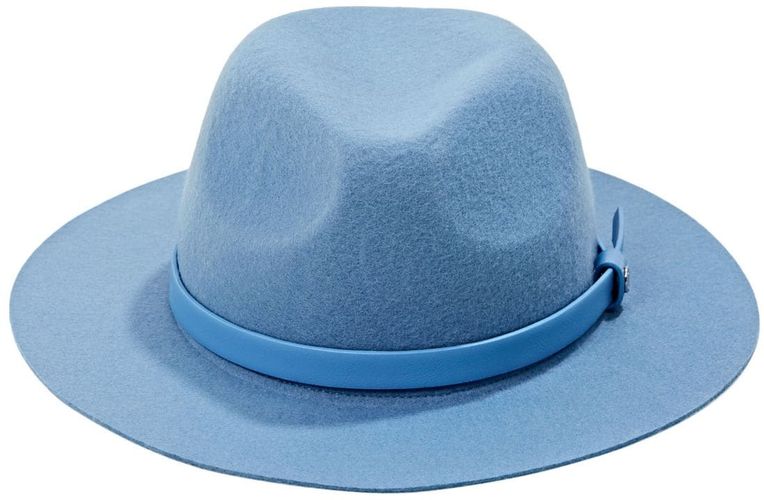 Cappello 'Fedo'  blu colomba