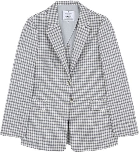 Blazer 'Vichy'  grigio