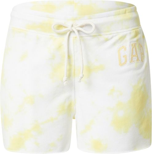 Pantaloni  giallo / bianco