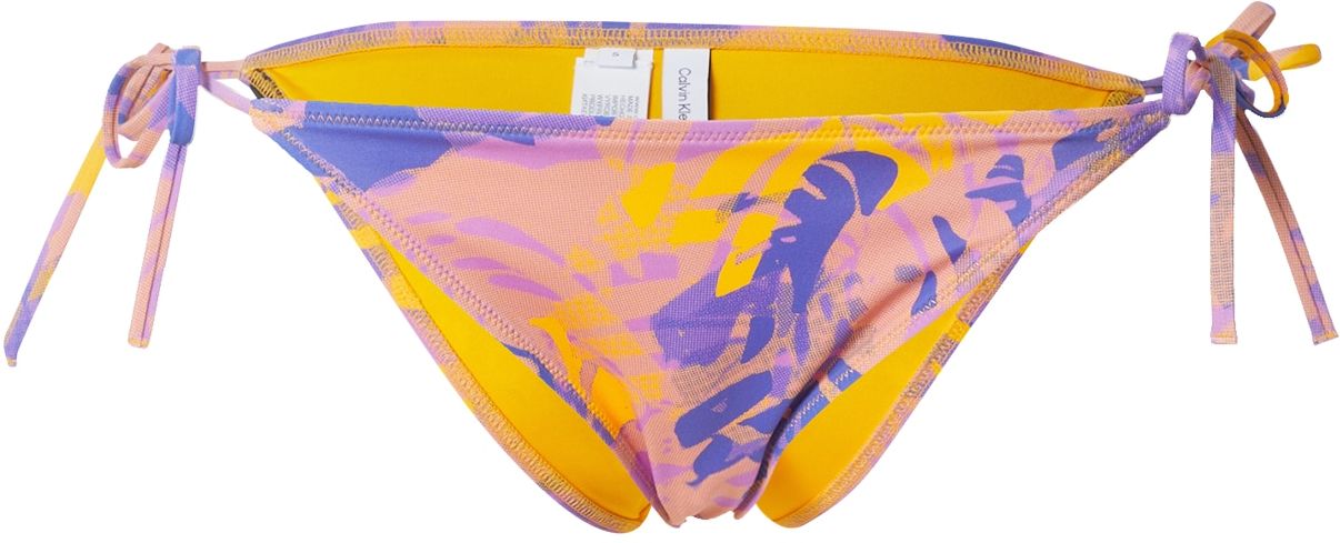 Pantaloncini per bikini  lilla / arancione