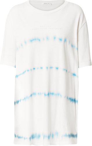 T-Shirt  bianco / turchese