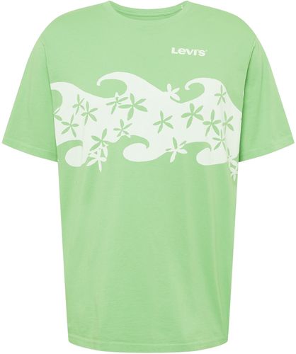 LEVI'S Maglietta  verde chiaro / bianco