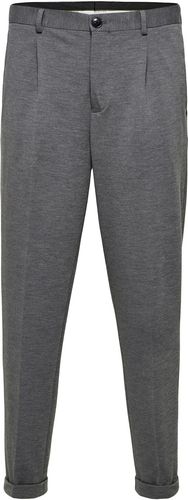 Pantaloni con pieghe  grigio sfumato
