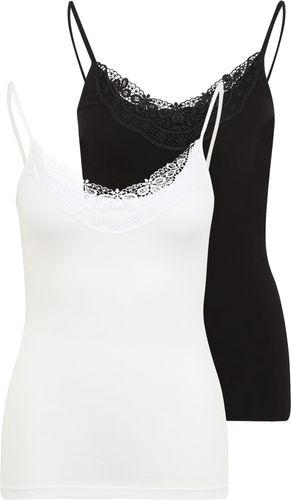 Top 'Inge'  nero / bianco