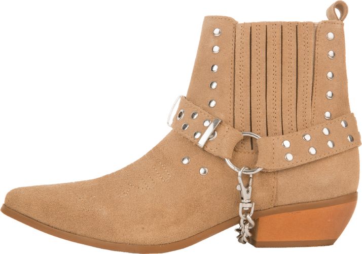 Y.R.U for Women: Laso Tan Heeled Booties