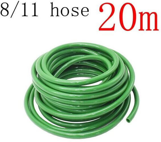 30-10m 4/7 8/11mm tubo flessibile in plastica verde tubo flessibile per irrigazione da giardino 1/4 "3/8" tubo flessibile in Pvc per irrigazione e