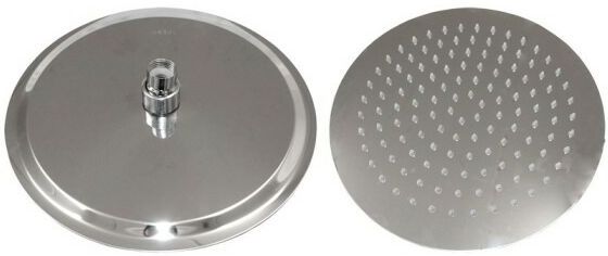 Soffione Doccia Acciaio Inox Ss304 Cromato Tondo - Ambrosiana