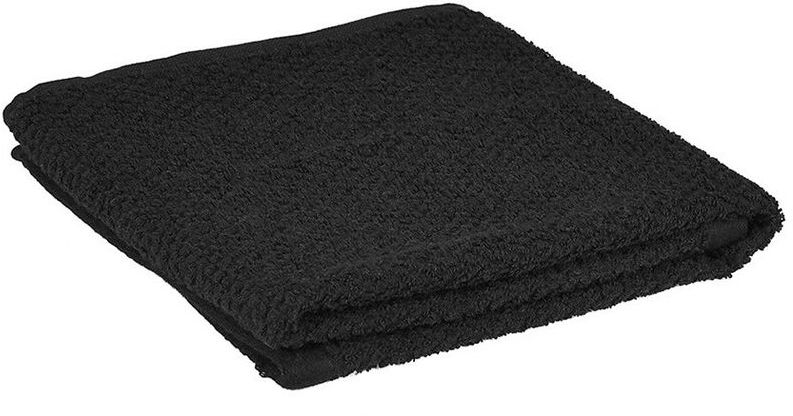 Asciugamano Ospite 100% cotone colore nero 40x60 cm