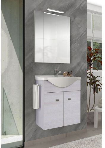 Bagno completo rovere bianco