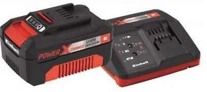 Batteria + caricabatteria power-x-change batteria litio 18 v-1,5 ah