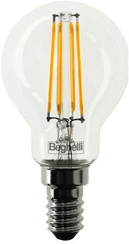 Lampadina Sfera Zafiro LED E27 4W 2700K luce calda 56423 - Beghelli