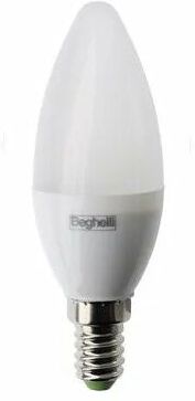 Beghelli - Lampadina Oliva Led 7W E14 - Colore: Bianco Caldo