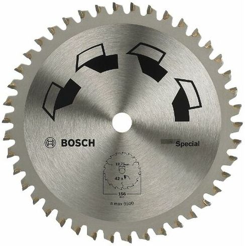 Bosch 2609256898 - Lama speciale per sega circolare, 42 denti, carburo, diametro 156 mm, alesaggio di 12,75