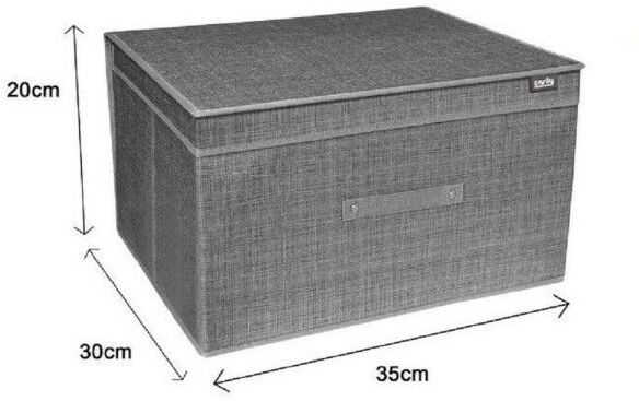 Box scatola salvaspazio portatutto contenitore organizer 20 x 30 x 35 cm 69693