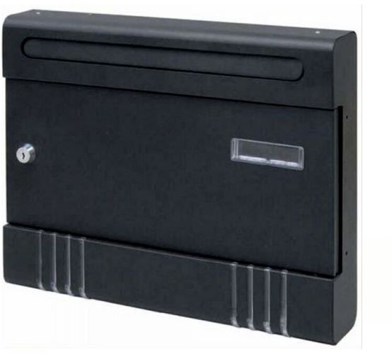 Cassetta postale per posta praga cm 36,6x6,5x29 h nero porta lettere riviste