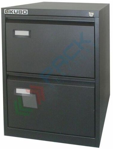 Classificatore documenti in metallo, a 2 cassetti, Mis. 460 l x 620 p x 700 h mm, colore nero - Nero